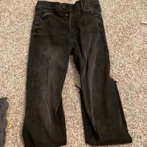 Black jeans! Brand mother denim.